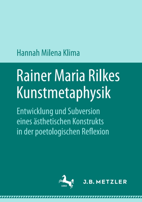 Cover image for book Rainer Maria Rilkes Kunstmetaphysik