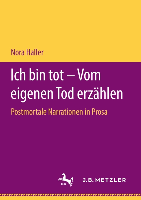 Cover image for book Ich bin tot – Vom eigenen Tod erzählen