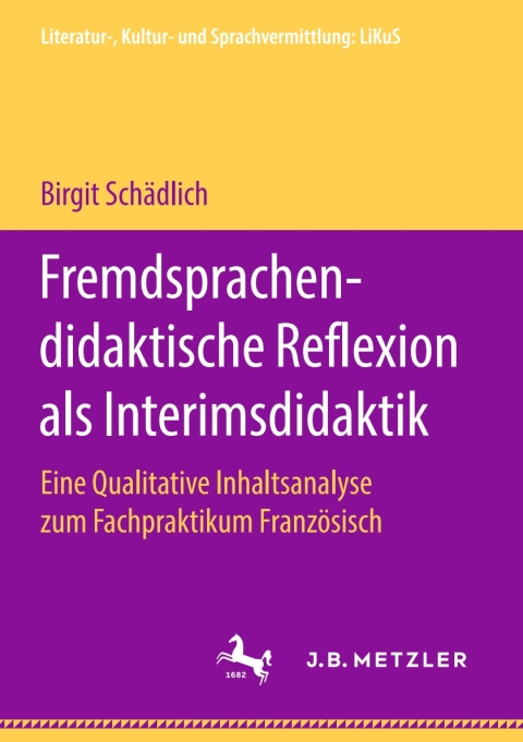 Cover image for book Fremdsprachendidaktische Reflexion als Interimsdidaktik
