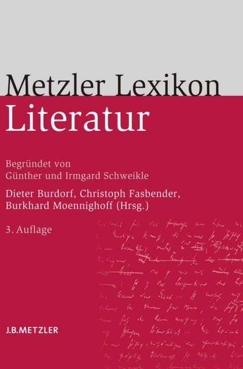 Cover image for book Metzler Lexikon Literatur