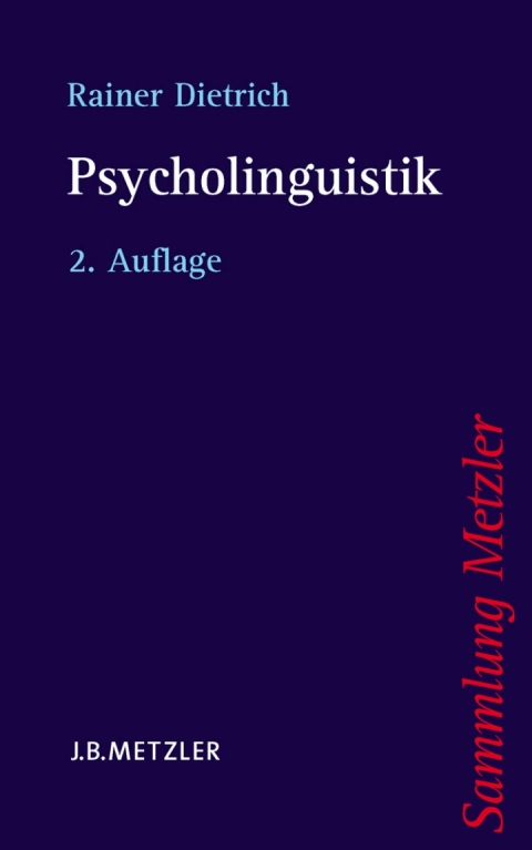 Cover image for book Psycholinguistik