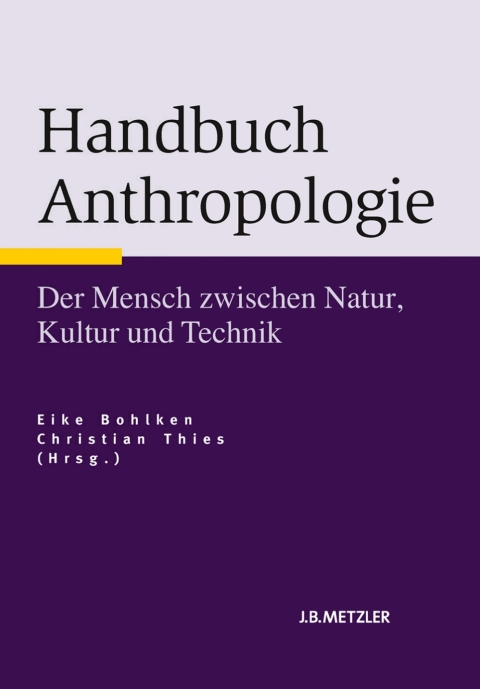 Cover image for book Handbuch Anthropologie