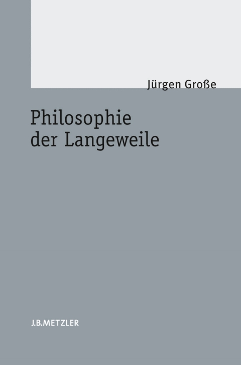 Cover image for book Philosophie der Langeweile