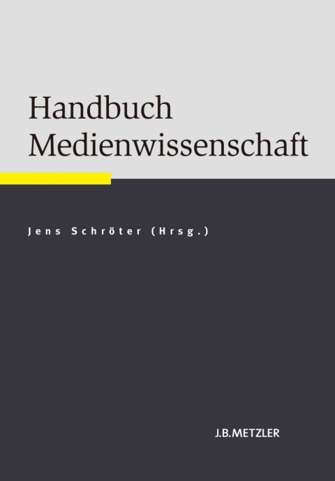 Cover image for book Handbuch Medienwissenschaft