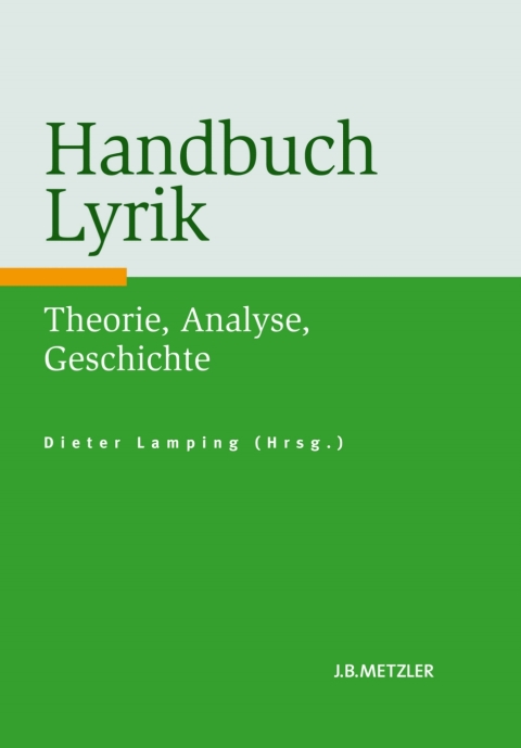Cover image for book Handbuch Lyrik