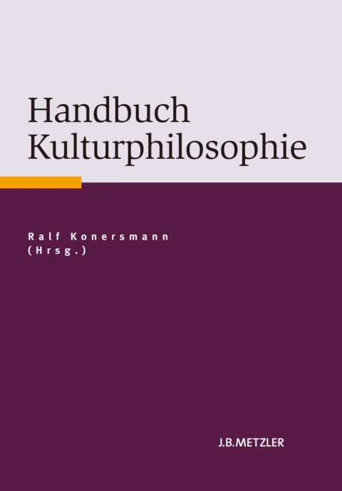 Cover image for book Handbuch Kulturphilosophie