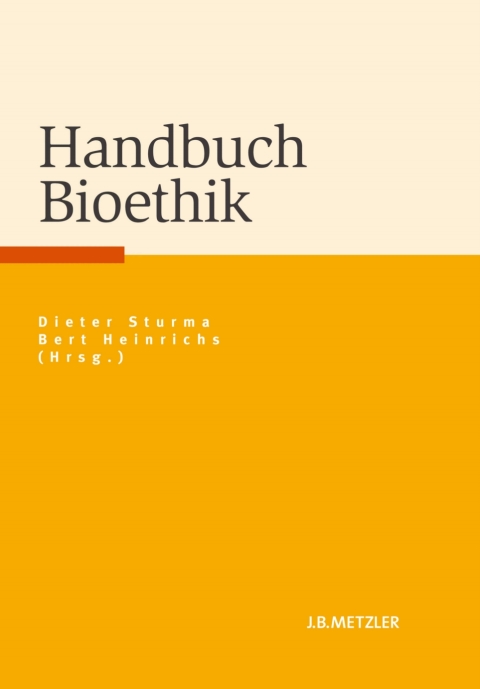 Cover image for book Handbuch Bioethik