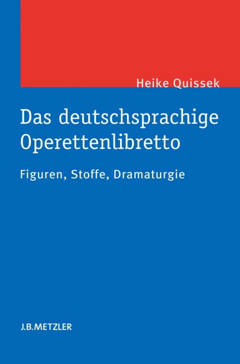 Cover image for book Das deutschsprachige Operettenlibretto
