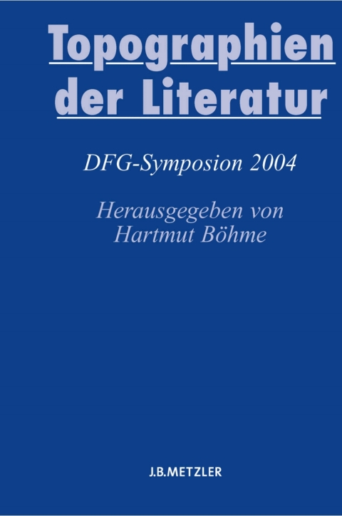 Cover image for book Topographien der Literatur
