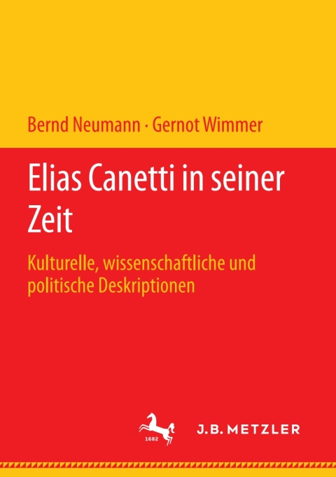 Cover image for book Elias Canetti in seiner Zeit