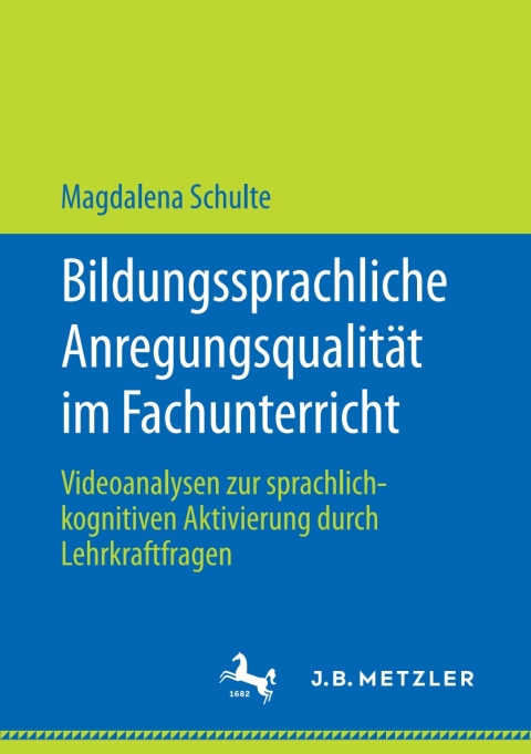 Cover image for book Bildungssprachliche Anregungsqualität im Fachunterricht