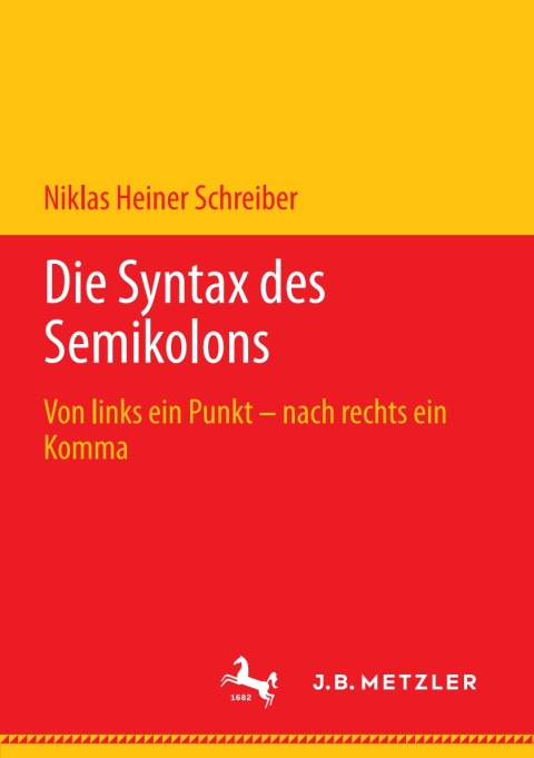 Cover image for book Die Syntax des Semikolons