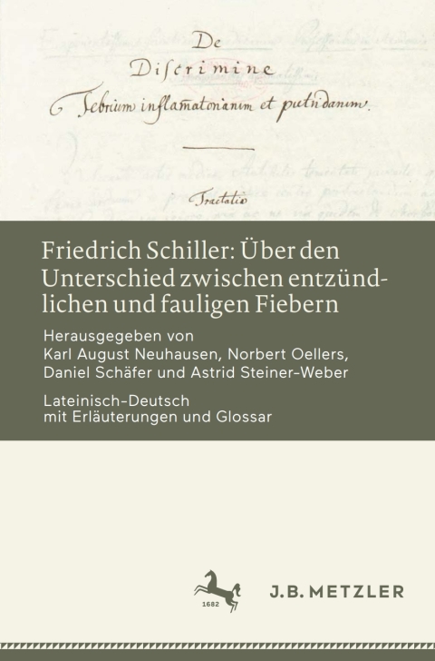 Cover image for book Friedrich Schiller: Über den Unterschied zwischen entzündlichen und fauligen Fiebern