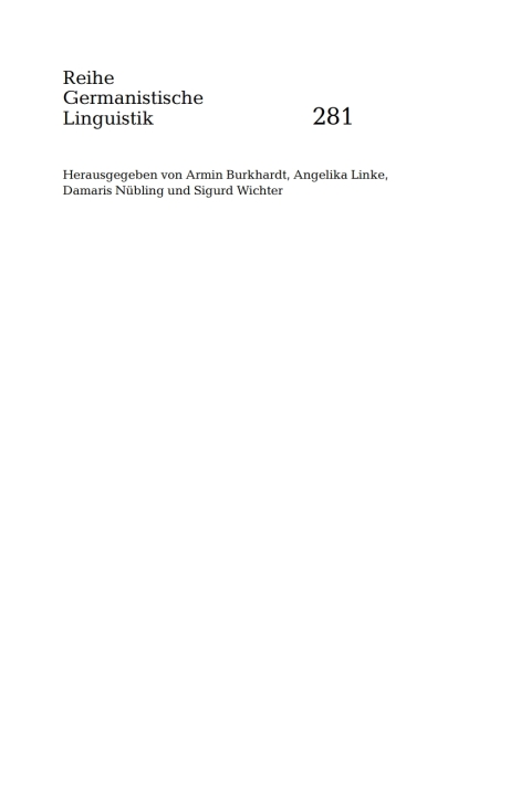 Cover image for book Funktionsverbgefüge - empirisch