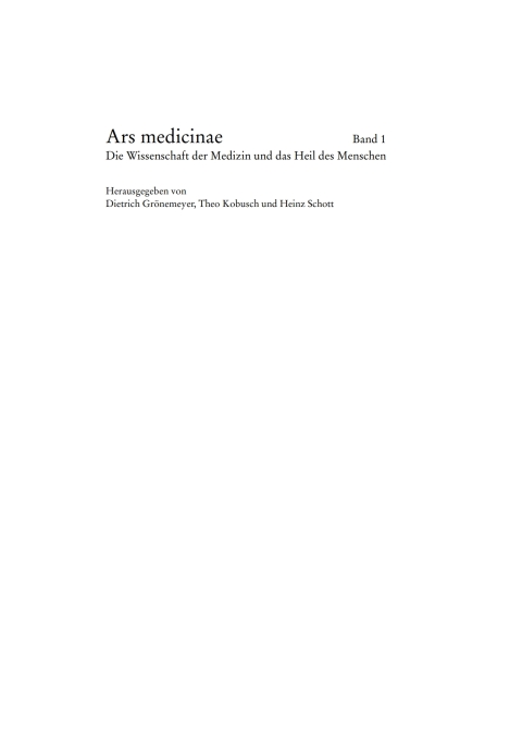 Cover image for book Gesundheit im Spiegel der Disziplinen, Epochen, Kulturen