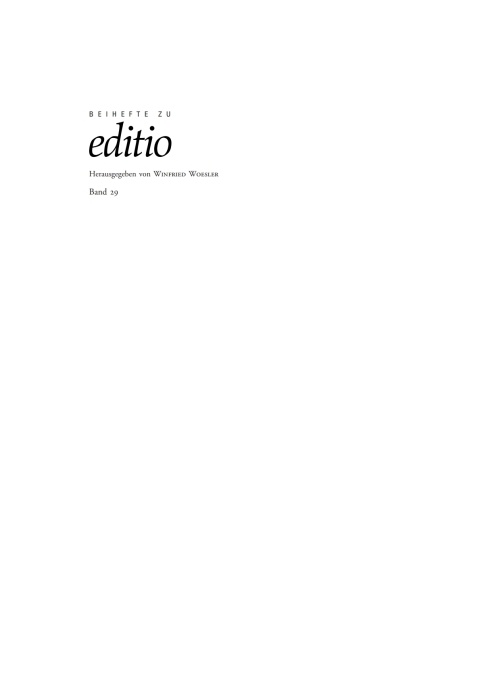 Cover image for book Autoren und Redaktoren als Editoren