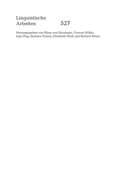 Cover image for book Lexical Semantics and Diachronic Morphology