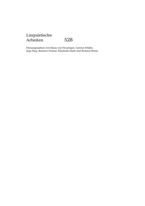 Cover image for book Kausalität und Argumentrealisierung