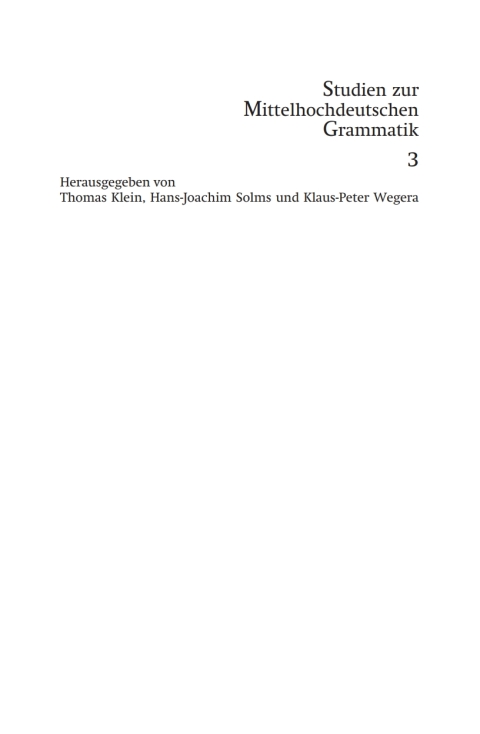 Cover image for book Präpositionen und Präpositionalphrasen im Mittelhochdeutschen