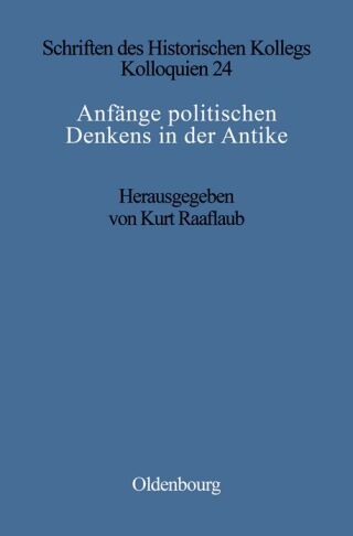 Anfänge politischen Denkens in der Antike