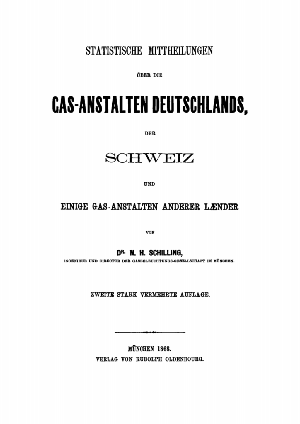 Page Fidelity Statistische Mittheilungen über die Gas-Anstalten Deutschlands, der Schweiz und einige Gas-Anstalten anderer Laender; $199.79