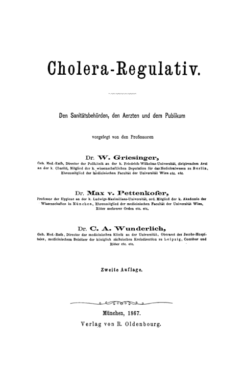 Cover image for book Cholera-Regulativ