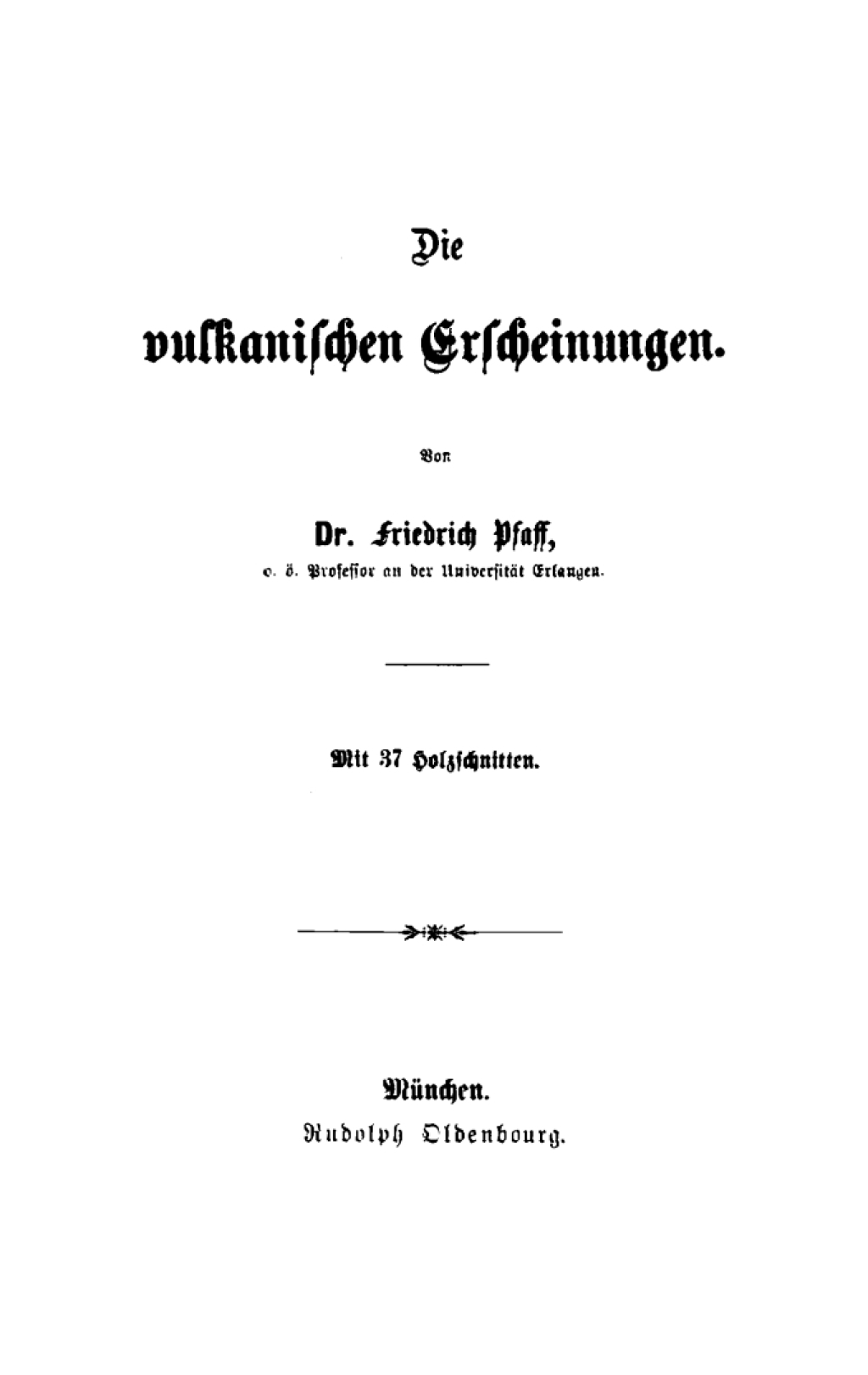 Page Fidelity Die vulkanischen Erscheinungen; $199.79
