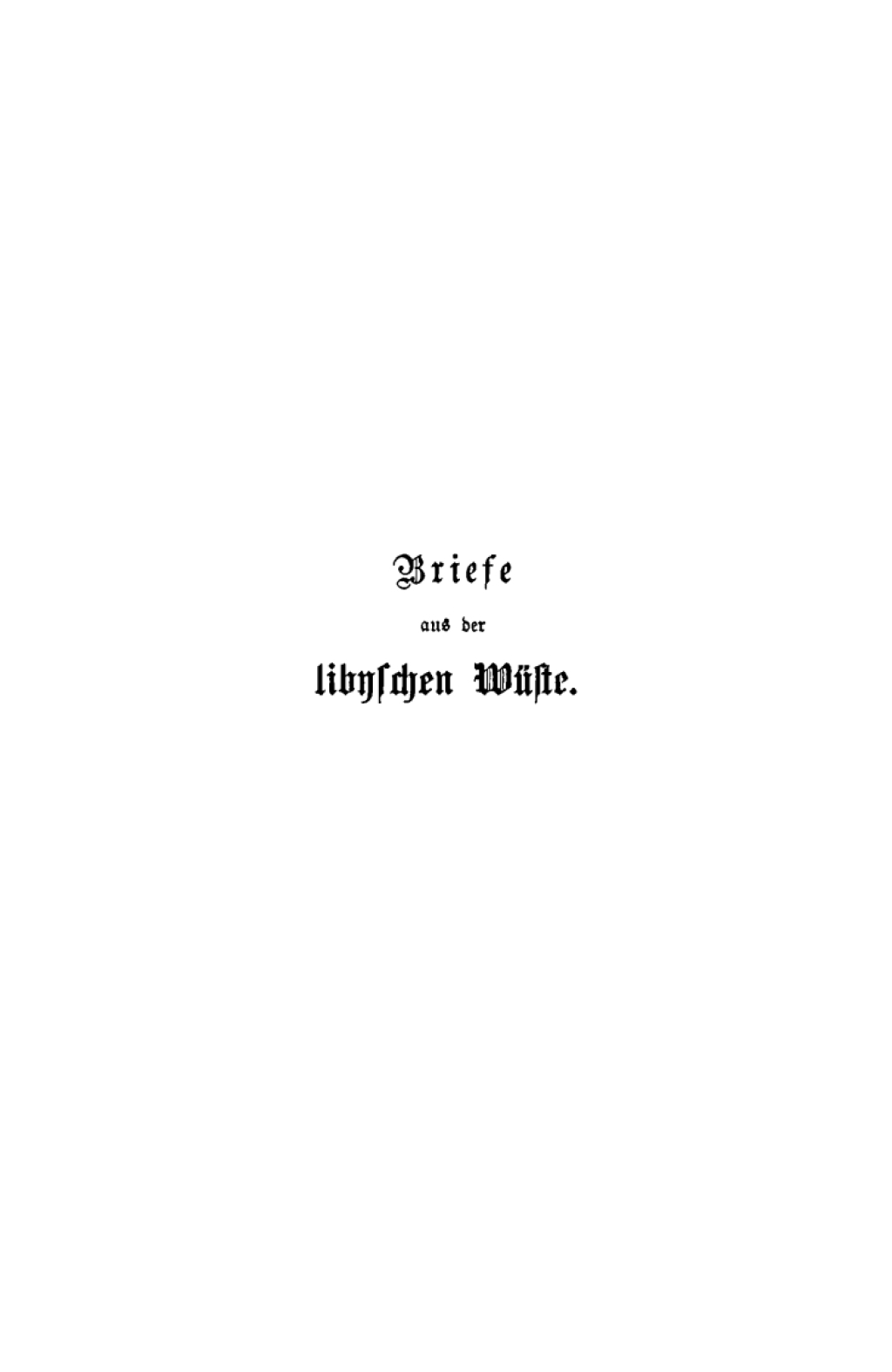 Page Fidelity Briefe aus der libyschen Wüste; $148.73