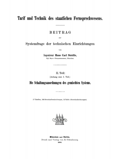 Cover image for book Die Schaltungsanordnungen des gemischten Systems
