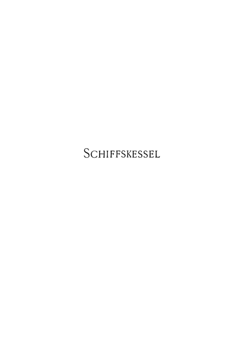 Cover image for book Schiffskessel