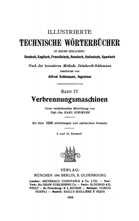 Cover image for book Verbrennungsmaschinen