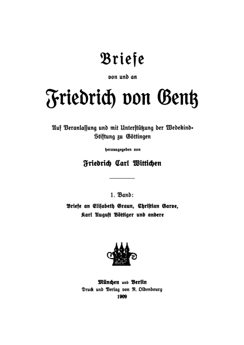 Cover image for book Briefe an Elisabeth Braun, Christian Barve, Karl August Böttiger und andere