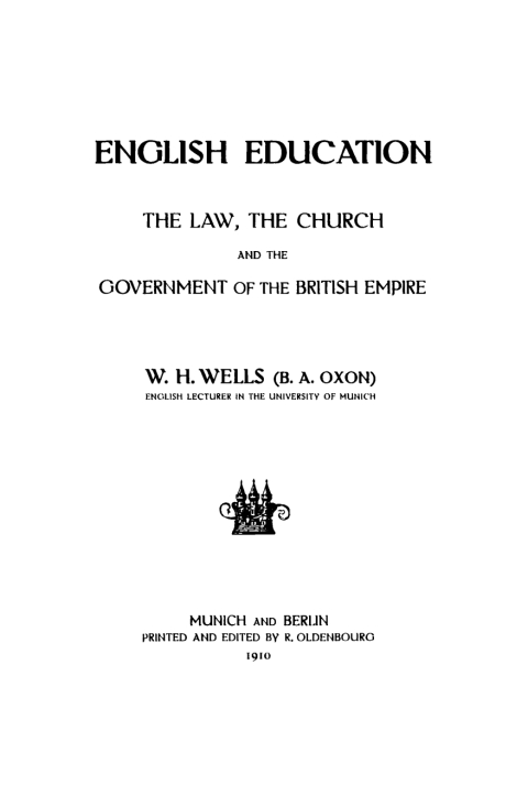 Cover image for book English education