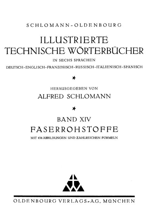 Cover image for book Faserrohstoffe