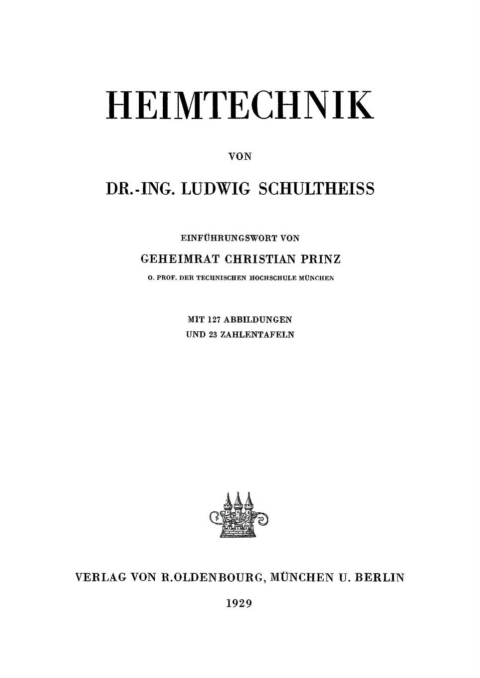 Cover image for book Heimtechnik