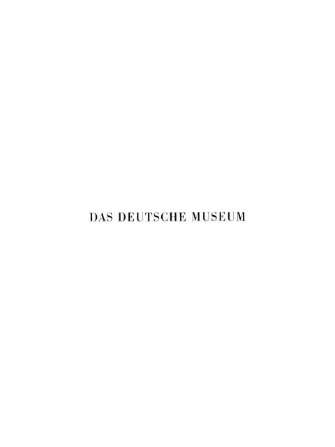 Cover image for book Das deutsche Museum