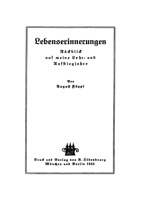 Cover image for book Lebenserinnerungen
