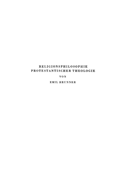 Cover image for book Religionsphilosophie evangelischer Theologie