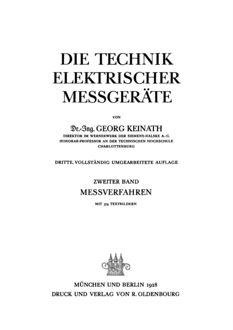 Cover image for book Messverfahren