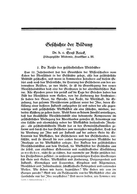Cover image for book Geschichte der Bildung