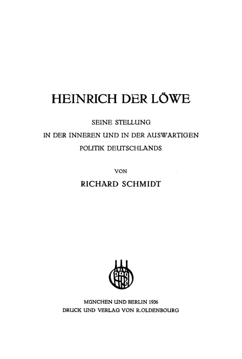 Cover image for book Heinrich der Löwe