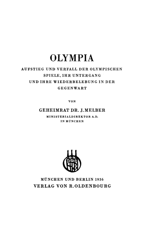 Cover image for book Olympia