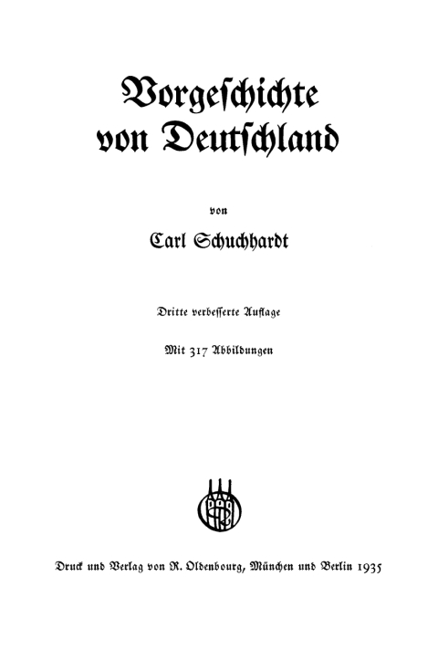 Cover image for book Vorgeschichte von Deutschland