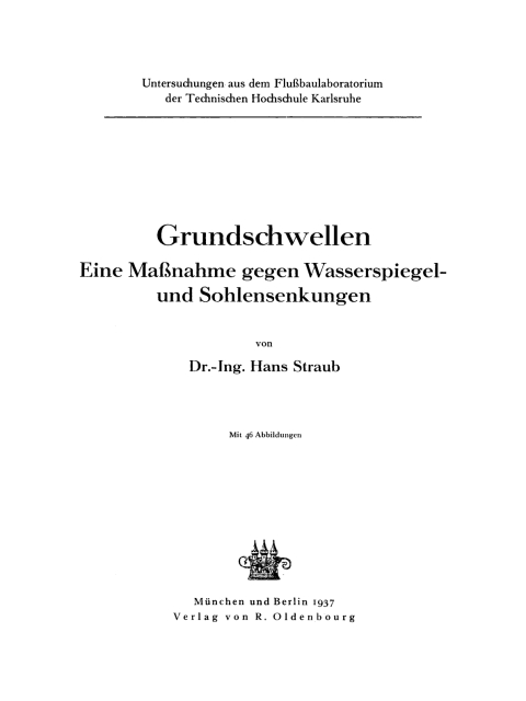 Cover image for book Grundschwellen