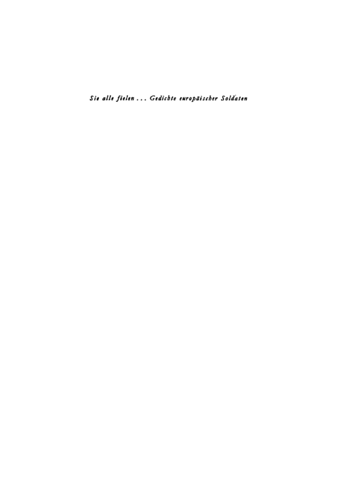 Cover image for book Sie alle fielen ...