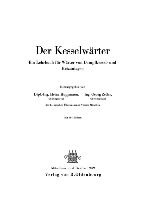 Cover image for book Der Kesselwärter