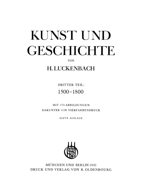 Cover image for book 1500–1800