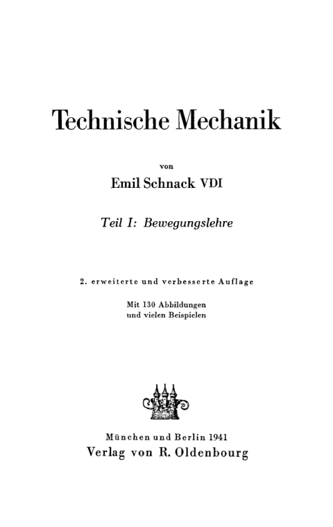 Cover image for book Bewegungslehre