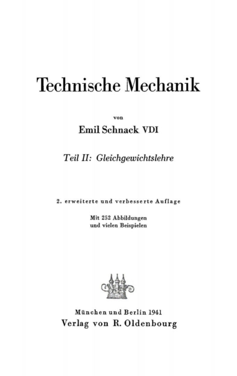 Cover image for book Gleichgewichtslehre