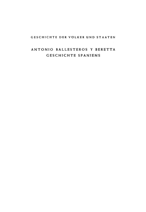 Cover image for book Geschichte Spaniens